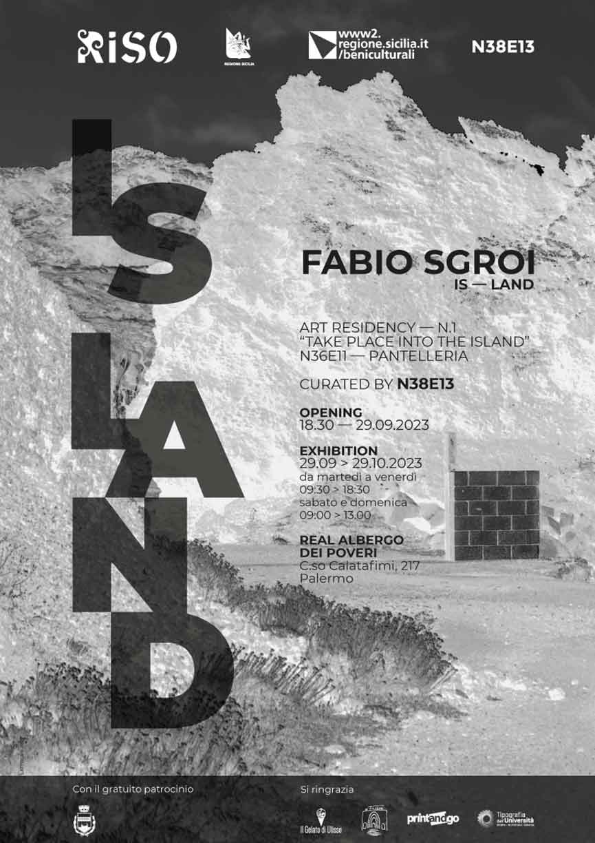 Mostra Fabio Sgroi. Is-land Palermo